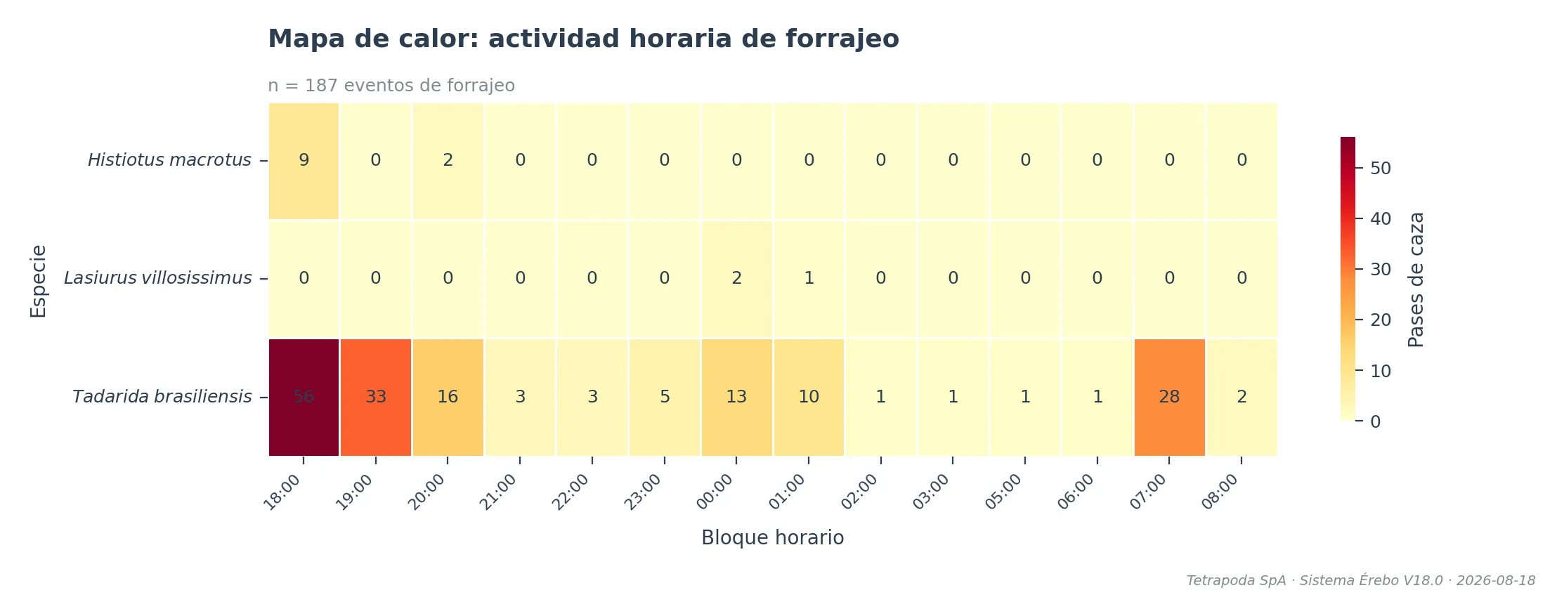 Heatmap de forrajeo — ejemplo